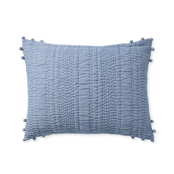 BNWT (2) Ryebrooks KING Shams - Dusty Blue 💙 - Picture 2 of 2